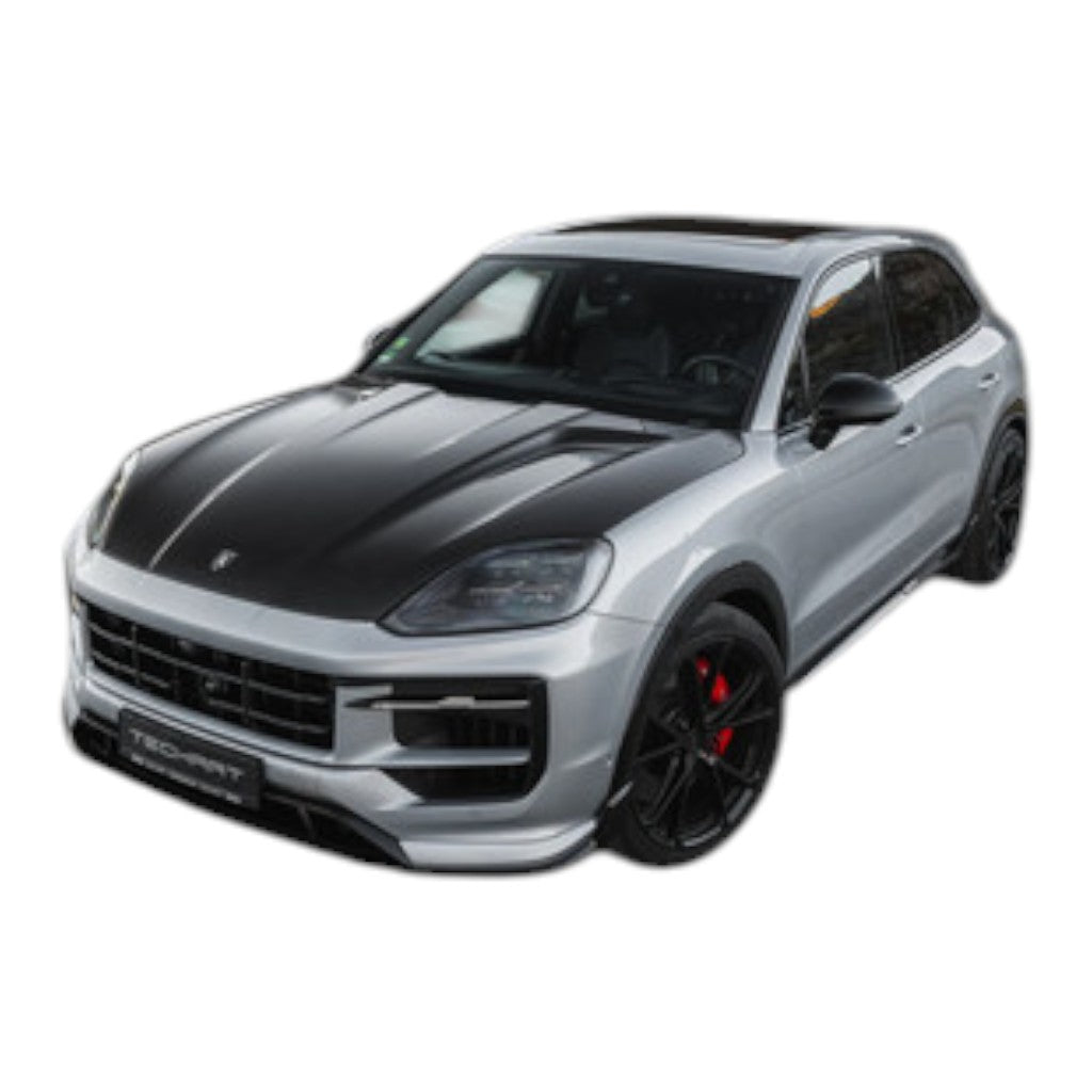 TECHART 09Y.121.199.009M Aero Engine Hood, Visible Carbon Matte for PORSCHE Cayenne (E3.2) Photo-3 
