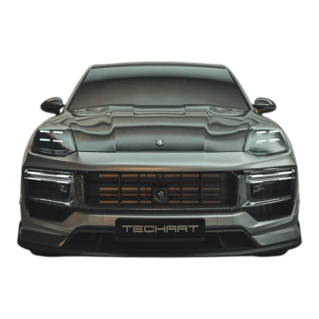 TECHART 09Y.121.199.009M Aero Engine Hood, Visible Carbon Matte for PORSCHE Cayenne (E3.2) Photo-4 