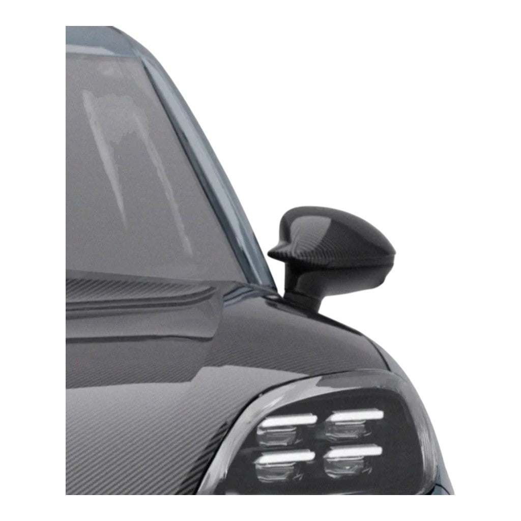 TECHART 09Y.121.320.009G Side Mirror Trims (LHD), Carbon Glossy for PORSCHE Cayenne (E3.1/E3.2) Photo-3 