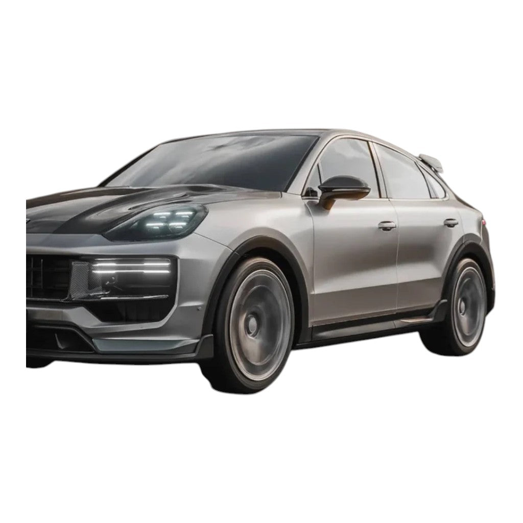 TECHART 09Y.121.320.009G Side Mirror Trims (LHD), Carbon Glossy for PORSCHE Cayenne (E3.1/E3.2) Photo-4 