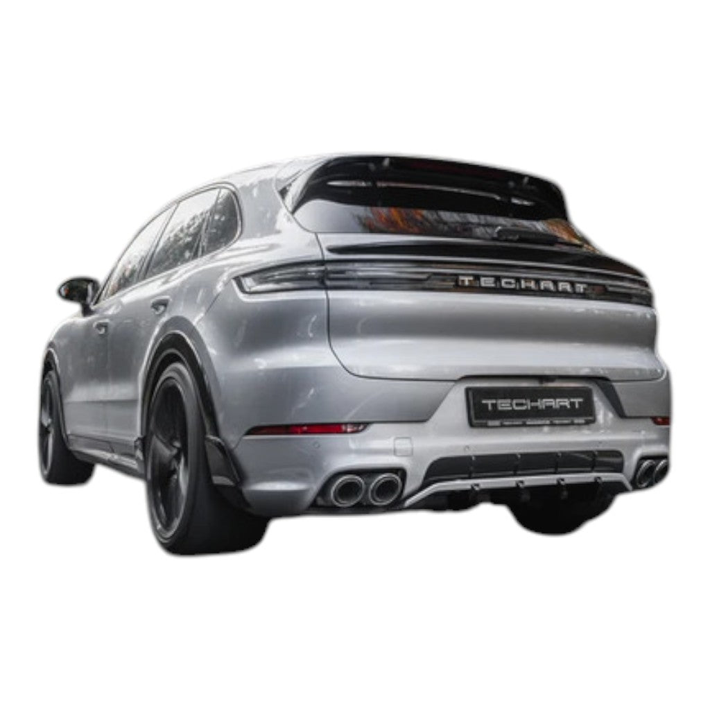 TECHART 09Y.121.510.009M Diffuser Add-On, Carbon Matte for PORSCHE Cayenne (E3.1 / E3.2) Photo-6 