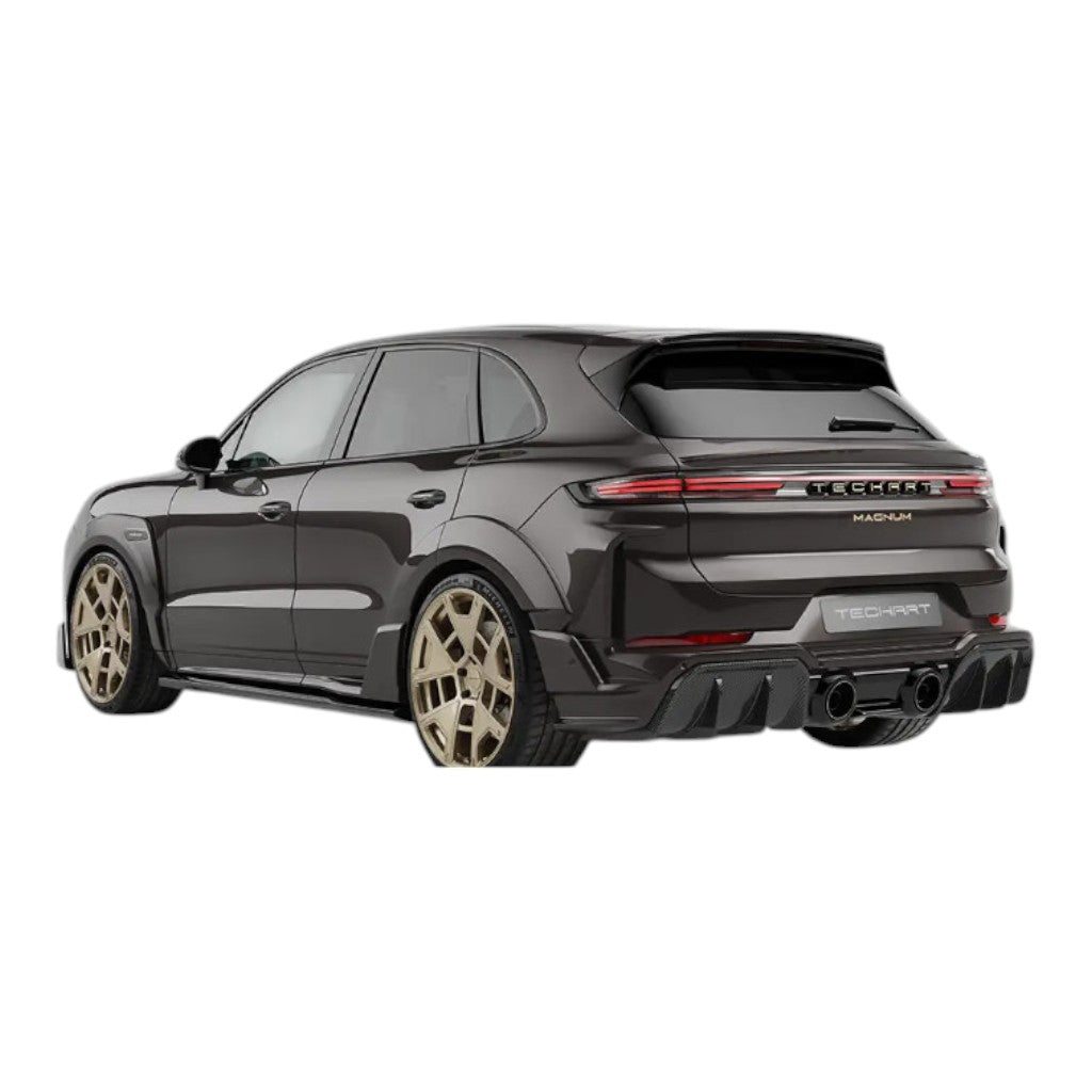 TECHART 09Y.121.552.126ZB-G Set Diffuser Inside, Carbon Glossy for PORSCHE Cayenne (E3.2) Photo-0 