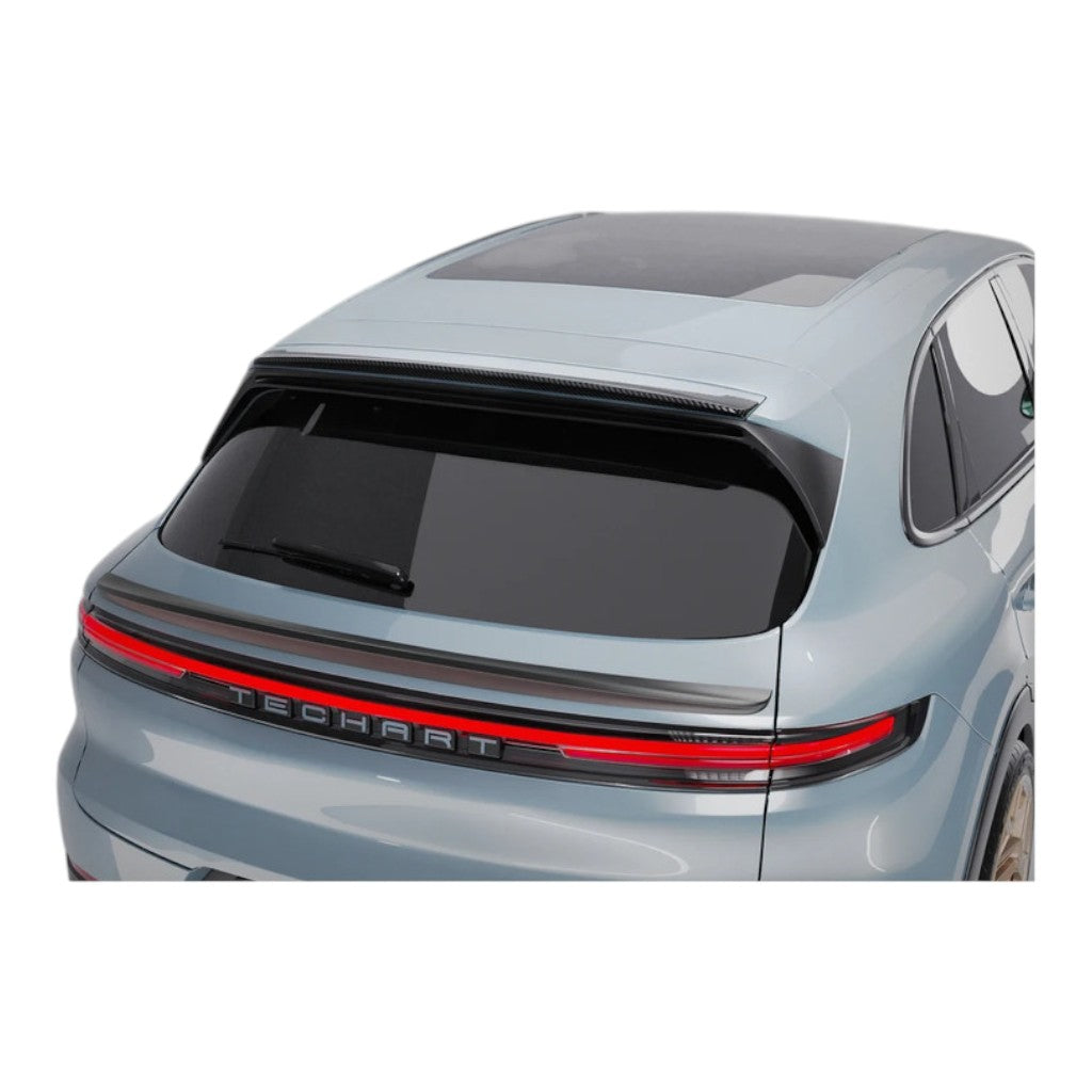 TECHART 09Y.121.650.009G Roof Spoiler Turbo Visible Carbon, Glossy for PORSCHE Cayenne Hatchback (E3.1/E3.2) Photo-2 
