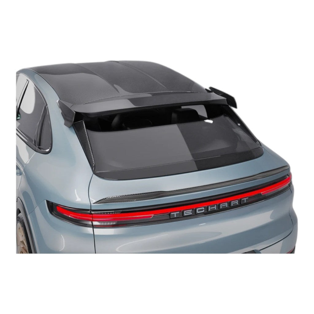TECHART 09Y.121.680.009G Roof Spoiler End Plate Visible Carbon, Glossy for PORSCHE Cayenne Coupe (E3.1/E3.2) Photo-3 