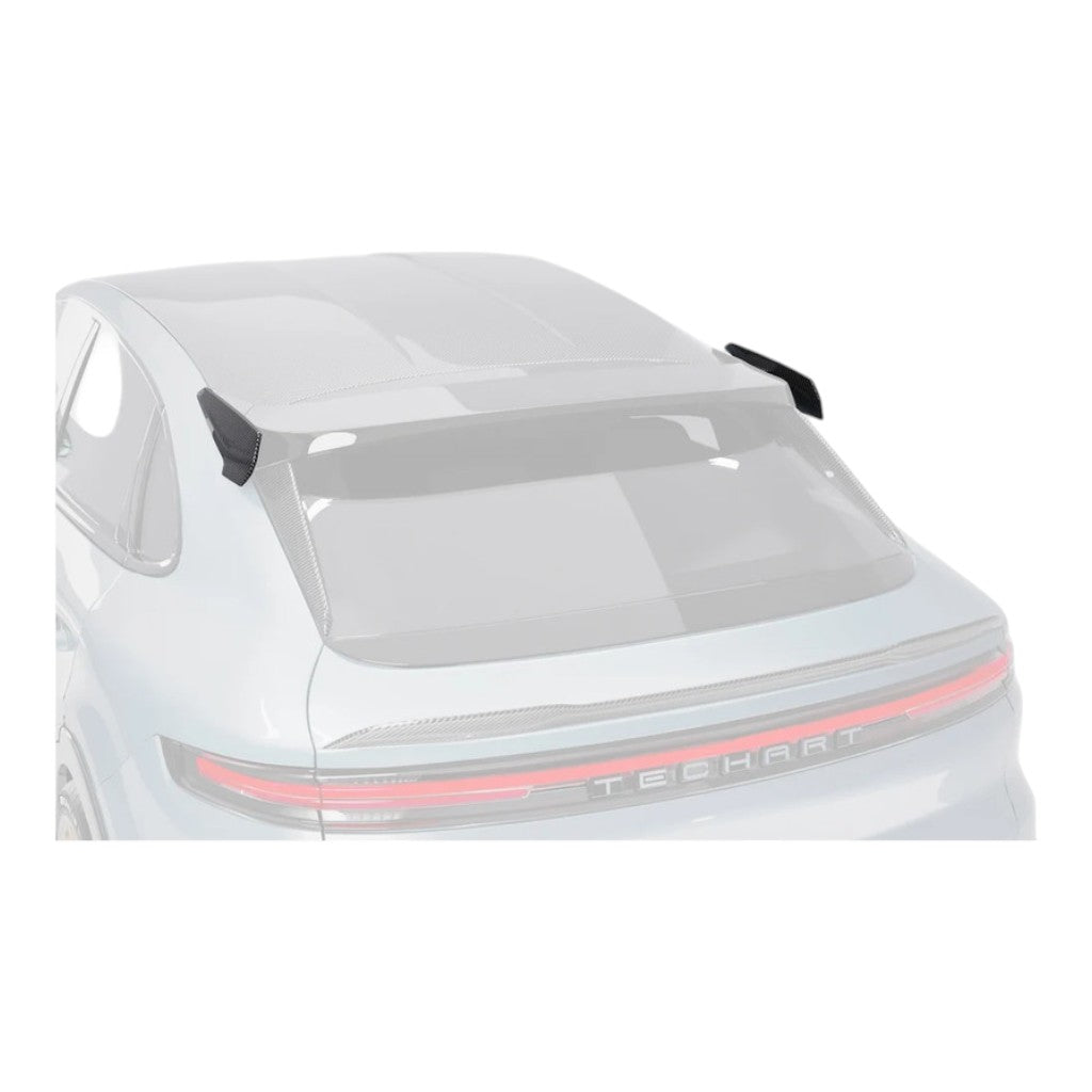 TECHART 09Y.121.680.009M Roof Spoiler End Plate Visible Carbon, Matte for PORSCHE Cayenne Coupe (E3.1/E3.2) Photo-2 