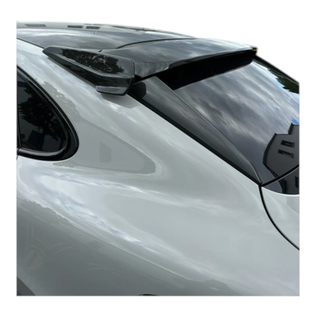 TECHART 09Y.121.680.009M Roof Spoiler End Plate Visible Carbon, Matte for PORSCHE Cayenne Coupe (E3.1/E3.2) Photo-6 