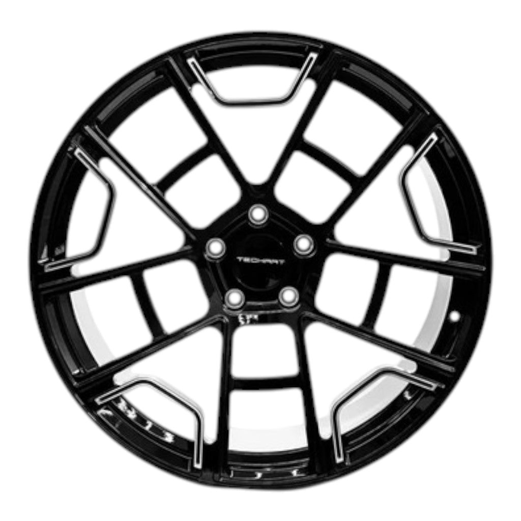 TECHART 09Y.2D3.120.358CCC Rear Wheel Daytona III 23x12 ET58, Custom Color for PORSCHE Cayenne (E3.2) (Not Turbo/Turbo/E-Hybrid) Photo-1 