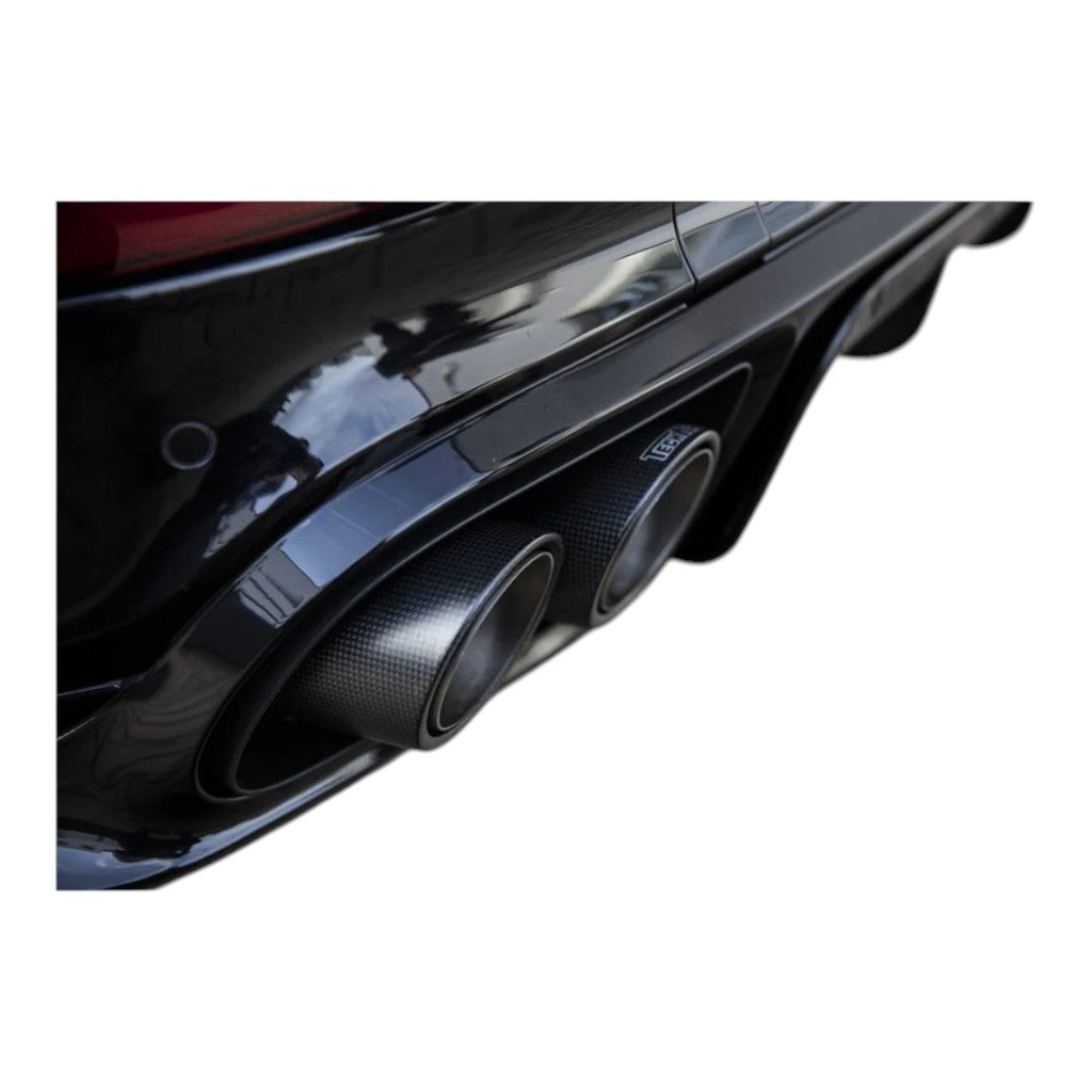 TECHART 09Y.310.800.009 Titanium Tail Pipe Kit with Carbon Trim for PORSCHE Cayenne (E3.1/E3.2) Photo-5 