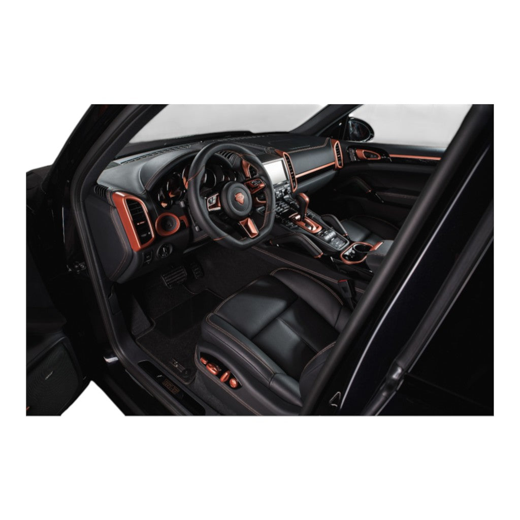 TECHART 09Y.410.410.CCC TECHART Floor Mats 4 Parts (LHD), Custom Color for PORSCHE Cayenne (E3.1/E3.2) Photo-1 