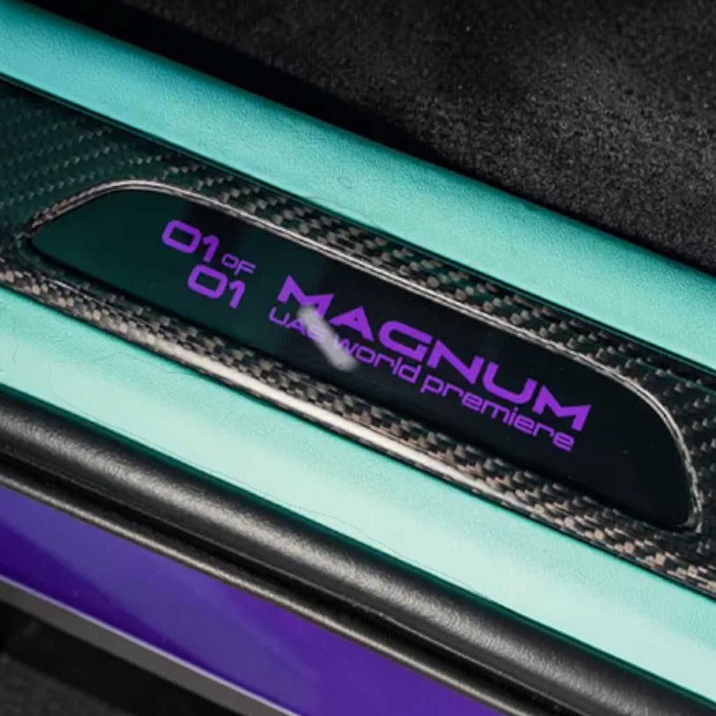 TECHART 09Y.421.354.009 Illuminated Door Entry Guards Magnum for PORSCHE Cayenne (E3.2) Photo-0 