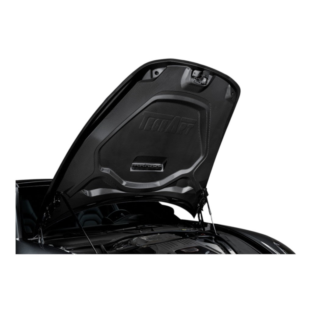 TECHART +71.121.001.001G V01: Aero Hood (Carbon), Glossy Finish Photo-2 