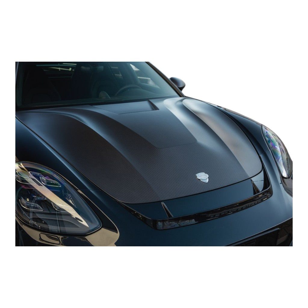 TECHART +71.121.001.001M V01: Aero Hood (Carbon), Matte Finish Photo-3 