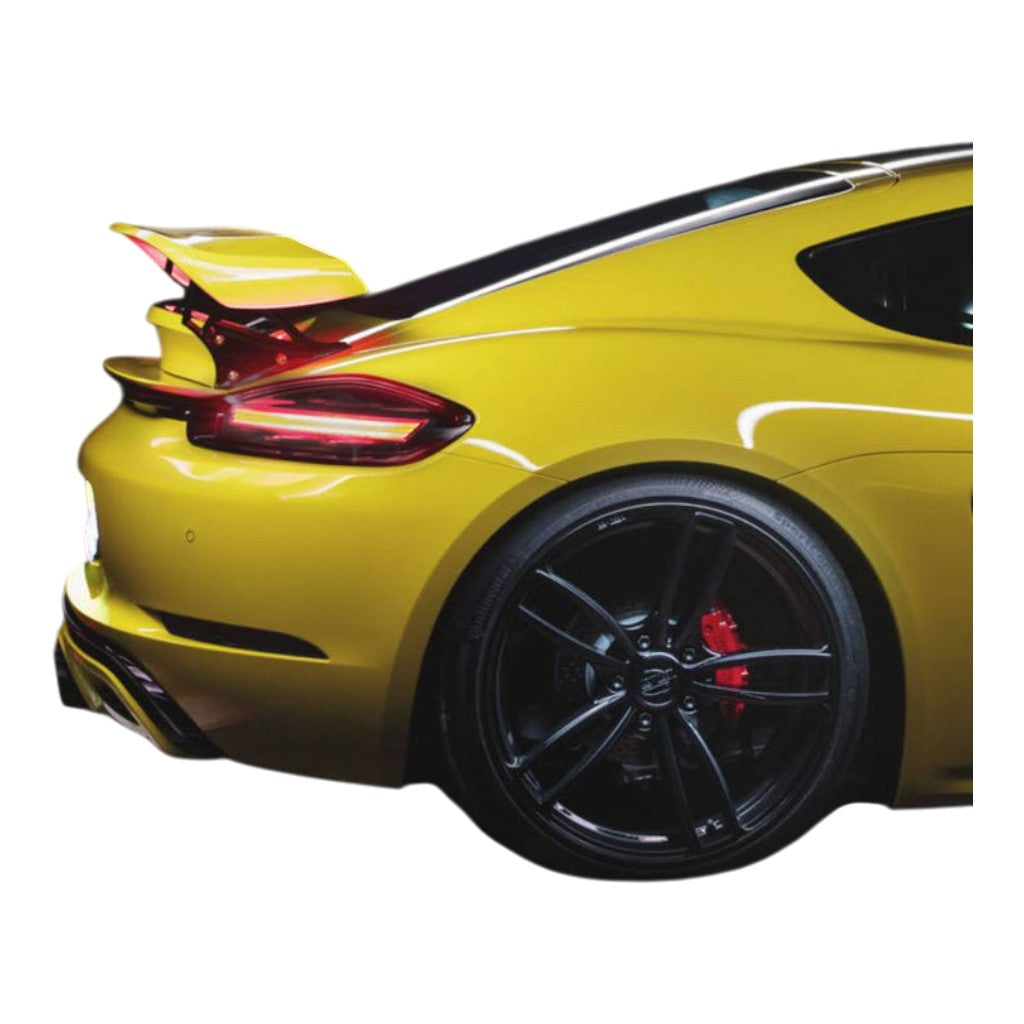 TECHART +91.121.810.200 Rear Spoiler II V02, Carbon Matte for PORSCHE 718 Cayman S/T/GTS/GTS 4.0/911 Carrera 4/S/4S/GTS/4 GTS/Turbo/Turbo S (991) Photo-2 