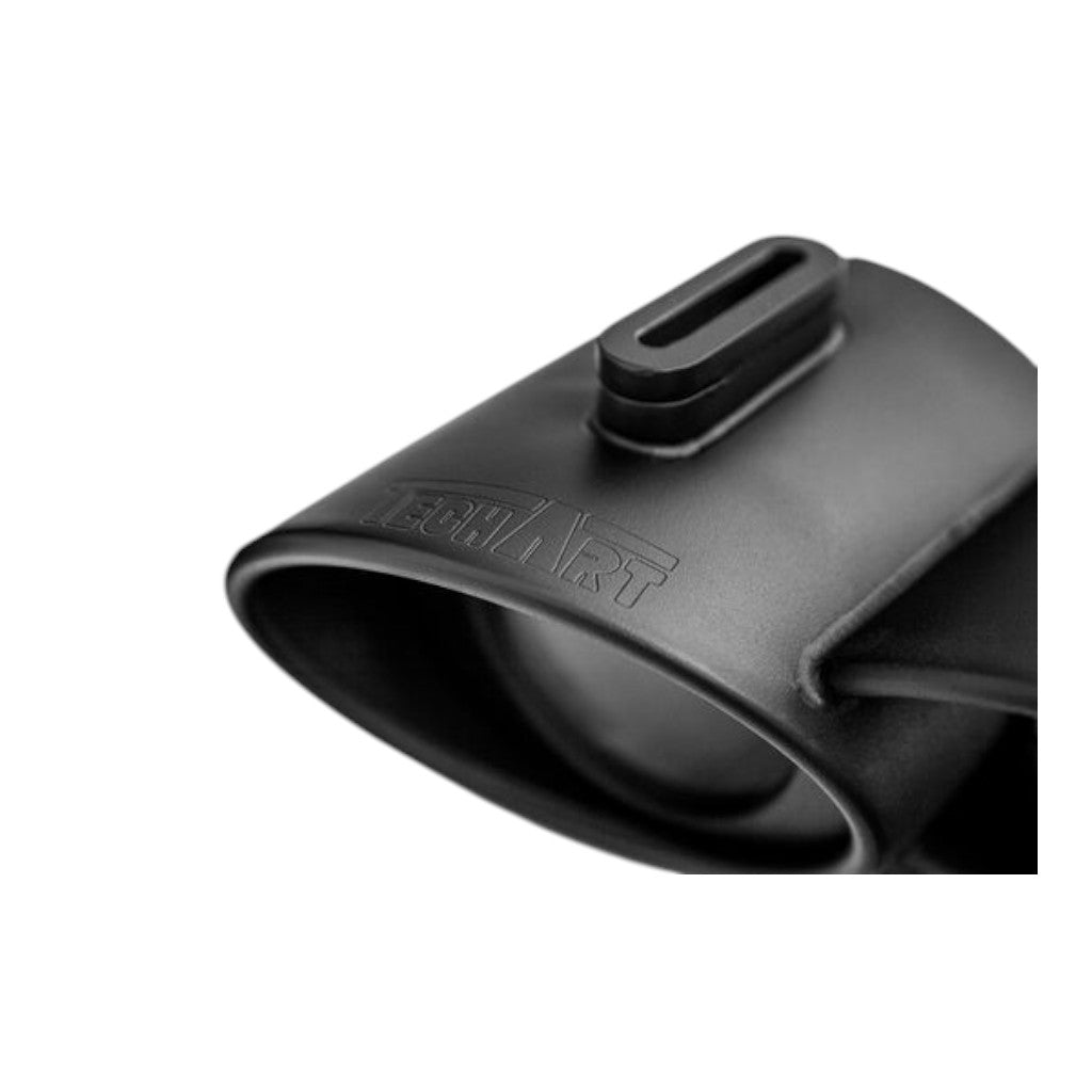 TECHART +91.310.970.009 V01: Exhaust System Tailpipes, Black Chrome for PORSCHE 911 Turbo/Turbo S (991) Photo-1 