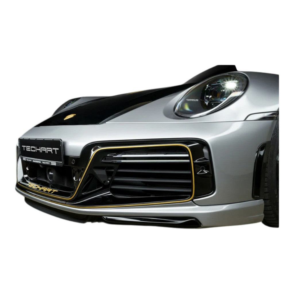 TECHART +92.100.181.233 V07: Apron Paint Set of Canards for PORSCHE 911 Turbo / Turbo S (992.1) Photo-3 