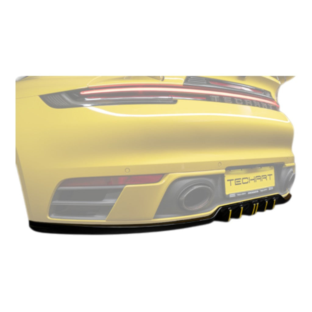 TECHART +92.100.500.103 V01: Diffuser Fins, Custom Color for PORSCHE 911 Carrera 4/T/S/4S/GTS/4 GTS (992.1) Photo-0 