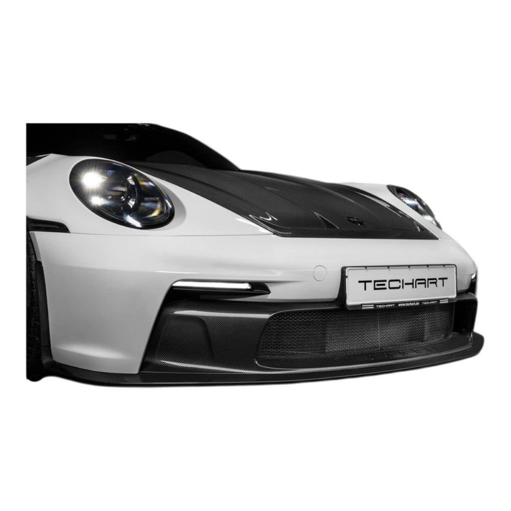 TECHART +92.121.170.100FCG-01 V01: Front Panel Air Intake,Forged Carbon Glossy for PORSCHE 911 GT3 / GT3 Touring (992.1) Photo-1 