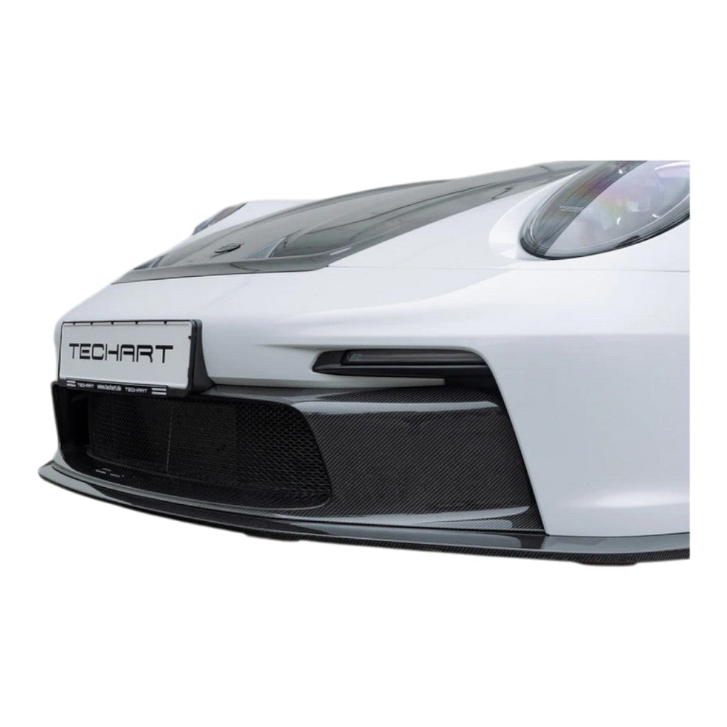 TECHART +92.121.170.100FCM-01 V01: Front Panel Air Intake,Forged Carbon Matte for PORSCHE 911 GT3 / GT3 Touring (992.1) Photo-2 