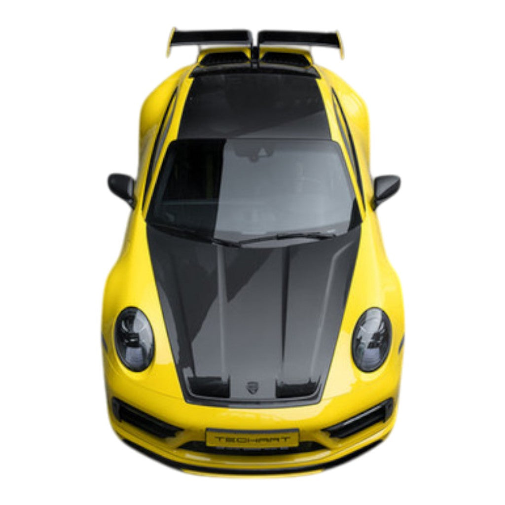 TECHART +92.121.198.011-01 V01: Aero Hood, Forged Carbon Glossy for PORSCHE 911 Carrera 4/T/S/4S/GTS/4 GTS/Turbo S/GT3/GT3 Touring (992)/ Turbo/Dakar (992.1) Photo-6 