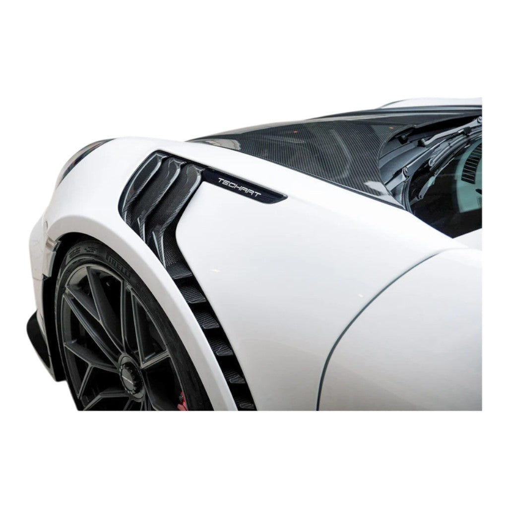 TECHART +92.121.250.210FCG-01 V01: Fender,Forged Carbon Glossy for PORSCHE 911 Carrera 4/T/S/4S/GTS/4 GTS/GT3/GT3 Touring (992) Photo-1 