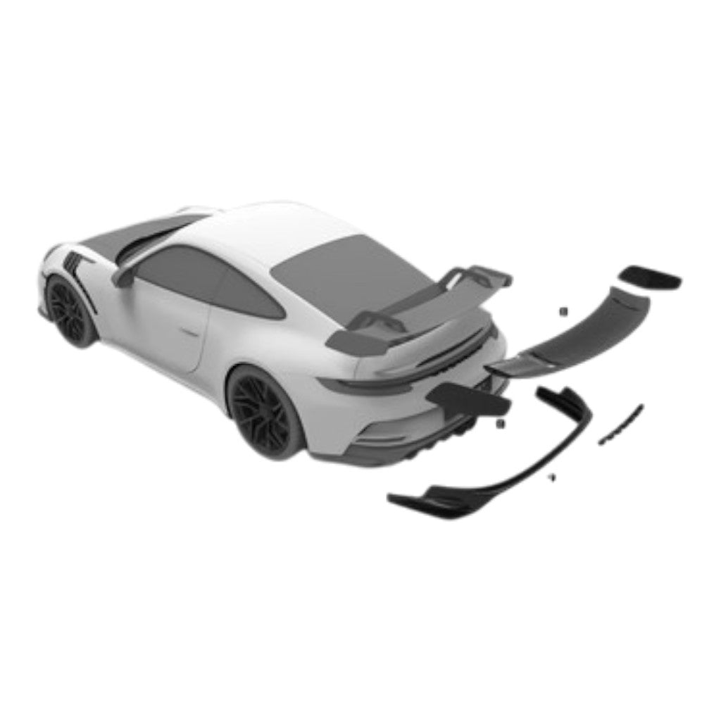 TECHART +92.121.580.100FCG-01 V01: Rear Panel, Lower Part, Forged Carbon Glossy for PORSCHE 911 GT3 / GT3 Touring (992.1) Photo-2 