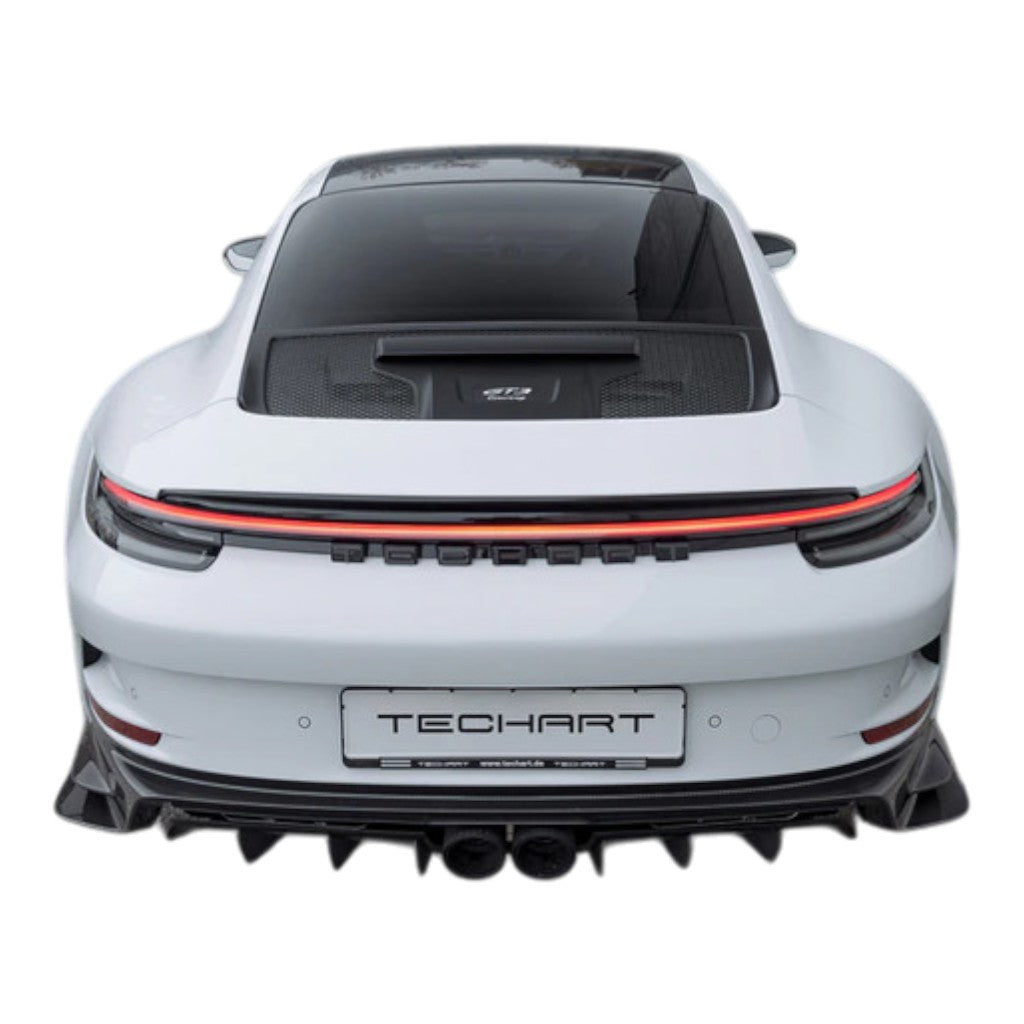 TECHART +92.121.580.100FCM-01 V01: Rear Panel, Lower Part, Forged Carbon Matte for PORSCHE 911 GT3 / GT3 Touring (992.1) Photo-4 