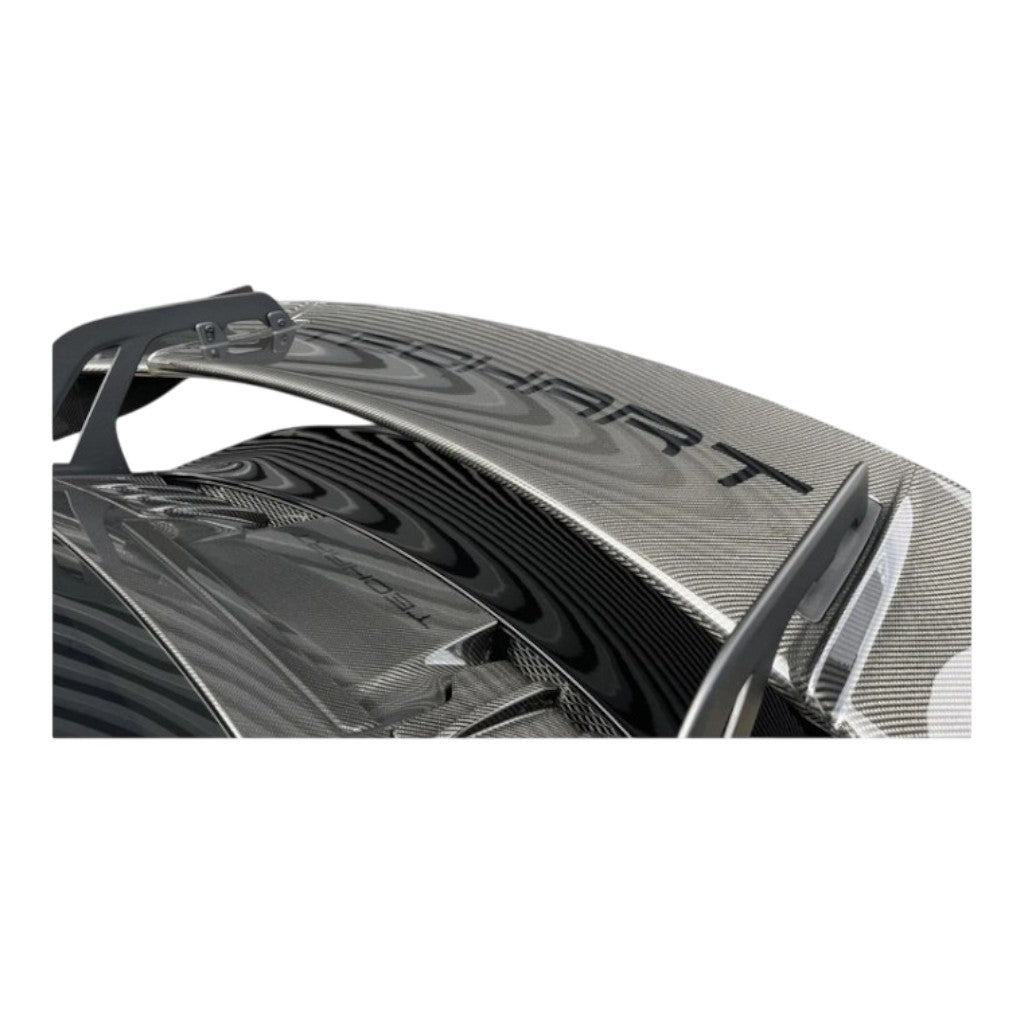 TECHART +92.121.790.100FCG-01 V01: Rear Panel Air Intake and Service Hatch, Forged Carbon Glossy for PORSCHE 911 GT3 (992.1) Photo-5 