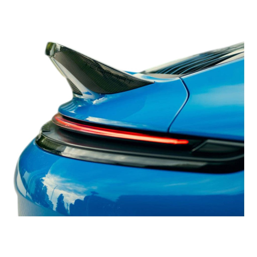 TECHART +92.121.820.200G V01: Rear Spoiler III, Visible Carbon Glossy for PORSCHE 911 Carrera 4/T/S/4S/GTS/4 GTS/GT3 Touring (992)/Dakar (992.1) Photo-2 