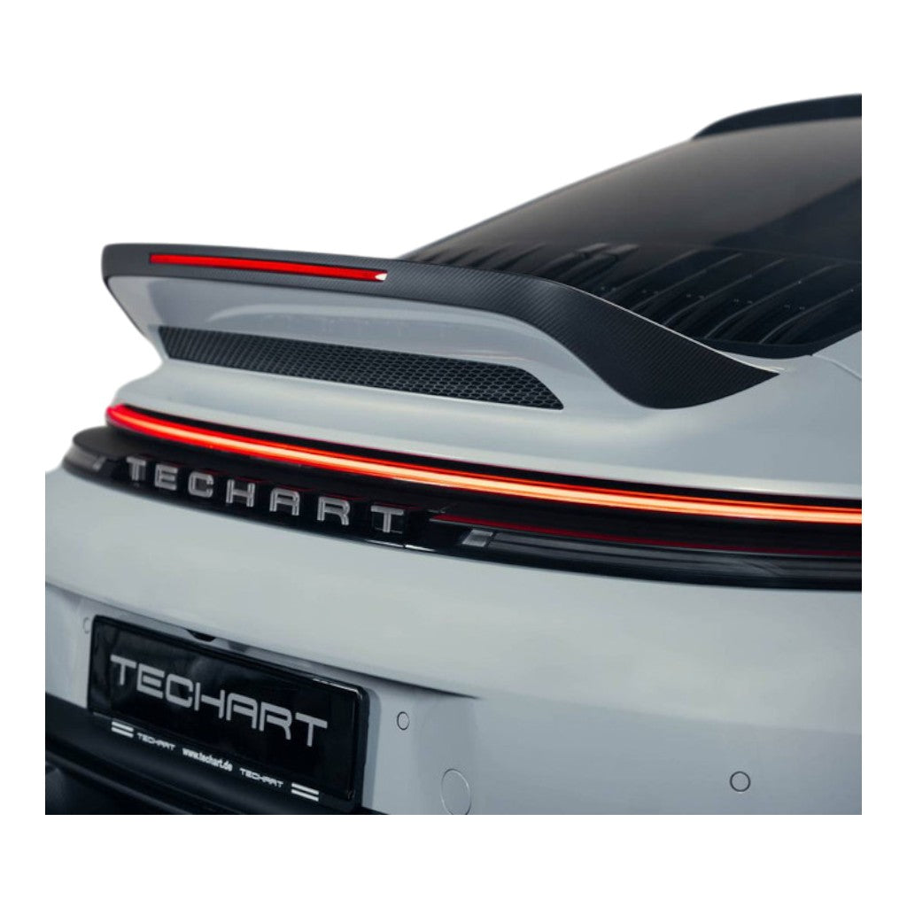 TECHART +92.121.820.200M V01: Rear Spoiler III,Visible Carbon Matte for PORSCHE 911 Carrera 4/T/S/4S/GTS/4 GTS/GT3 Touring (992)/Dakar (992.1) Photo-1 