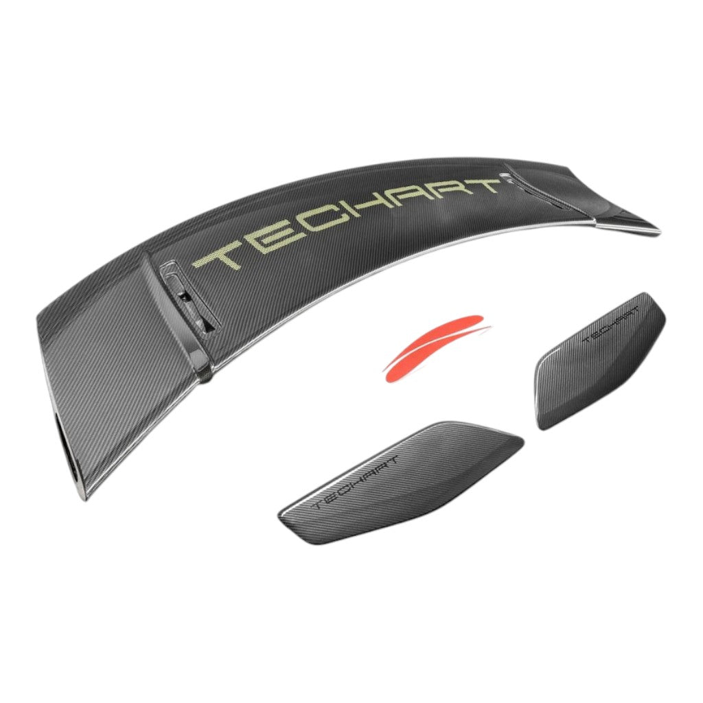 TECHART +92.121.871.100FCG-01 V01: Wing End Plates,Forged Carbon Glossy for PORSCHE 911 GT3 (992.2) Photo-1 