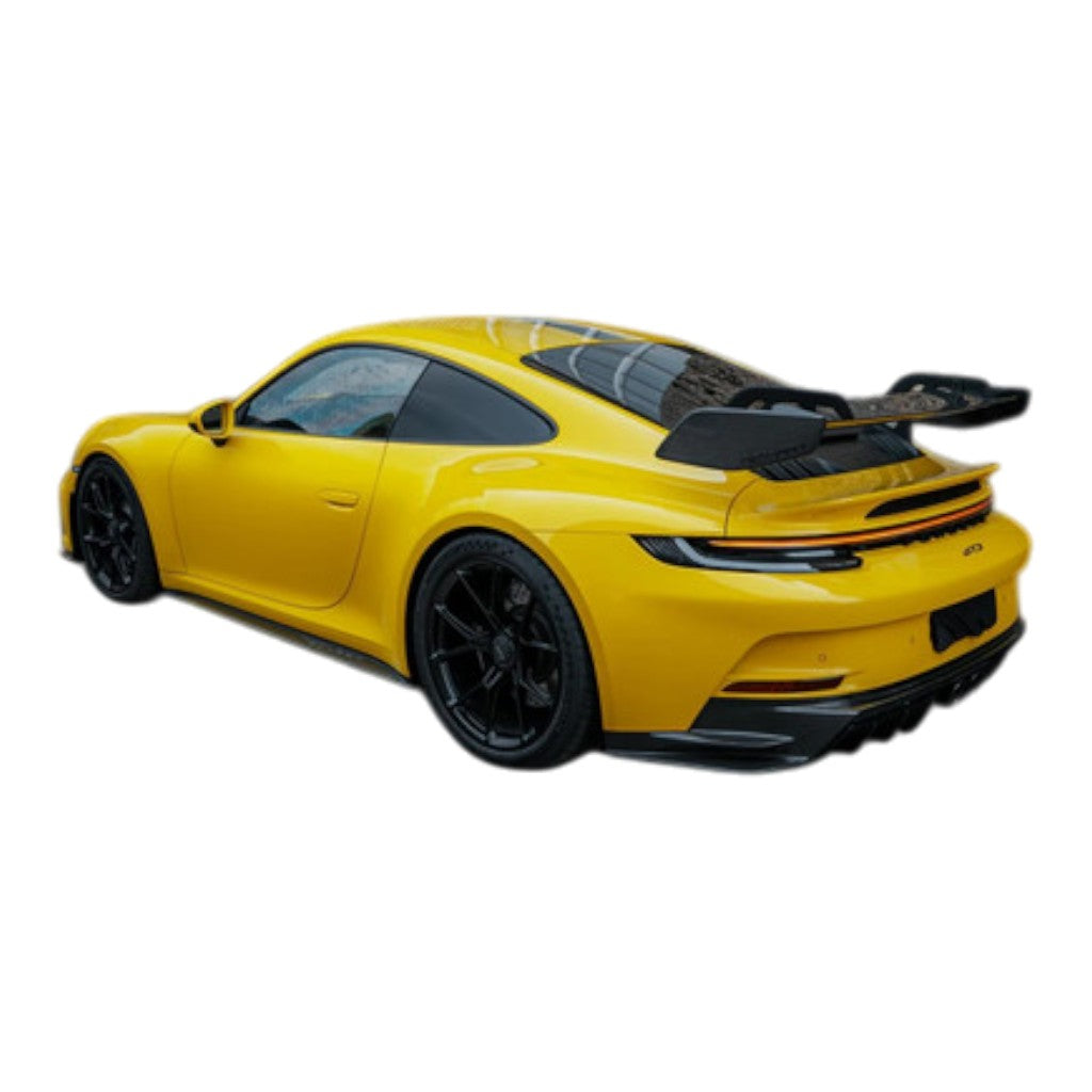 TECHART +92.121.872.1009G V01: Rear Spoiler Profile Including Wing End Plates,Visible Carbon Glossy for PORSCHE 911 GT3 (992.2) Photo-5 