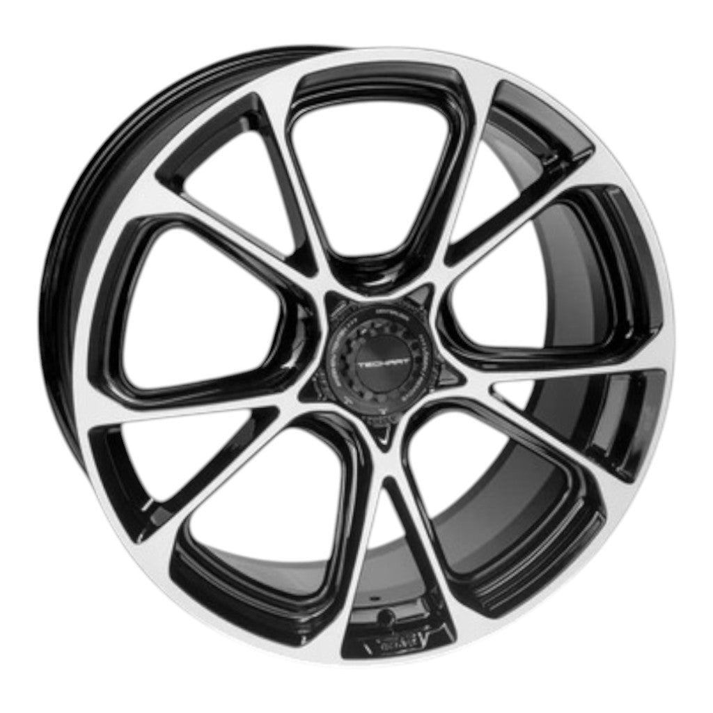 TECHART +92.217.050.003 V02: Set Hub Caps Formula Race, Individual for PORSCHE 911 GTstreet R Touring Turbo S Coupe (992.1) Photo-1 