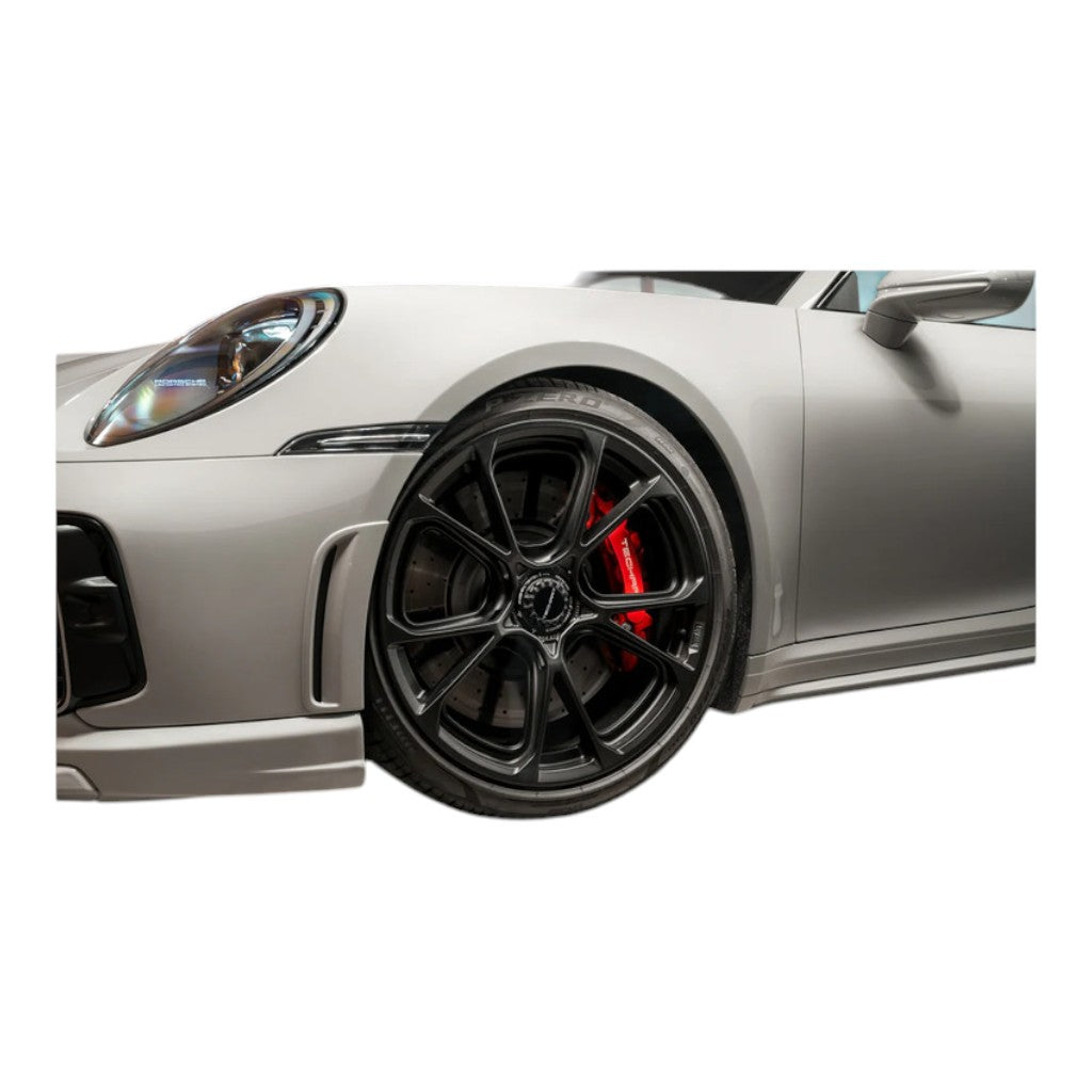 TECHART +92.2F6.200.200G V02: Forged Wheel Formula VI Race Aeroring RA 21, Carbon Glossy Photo-2 