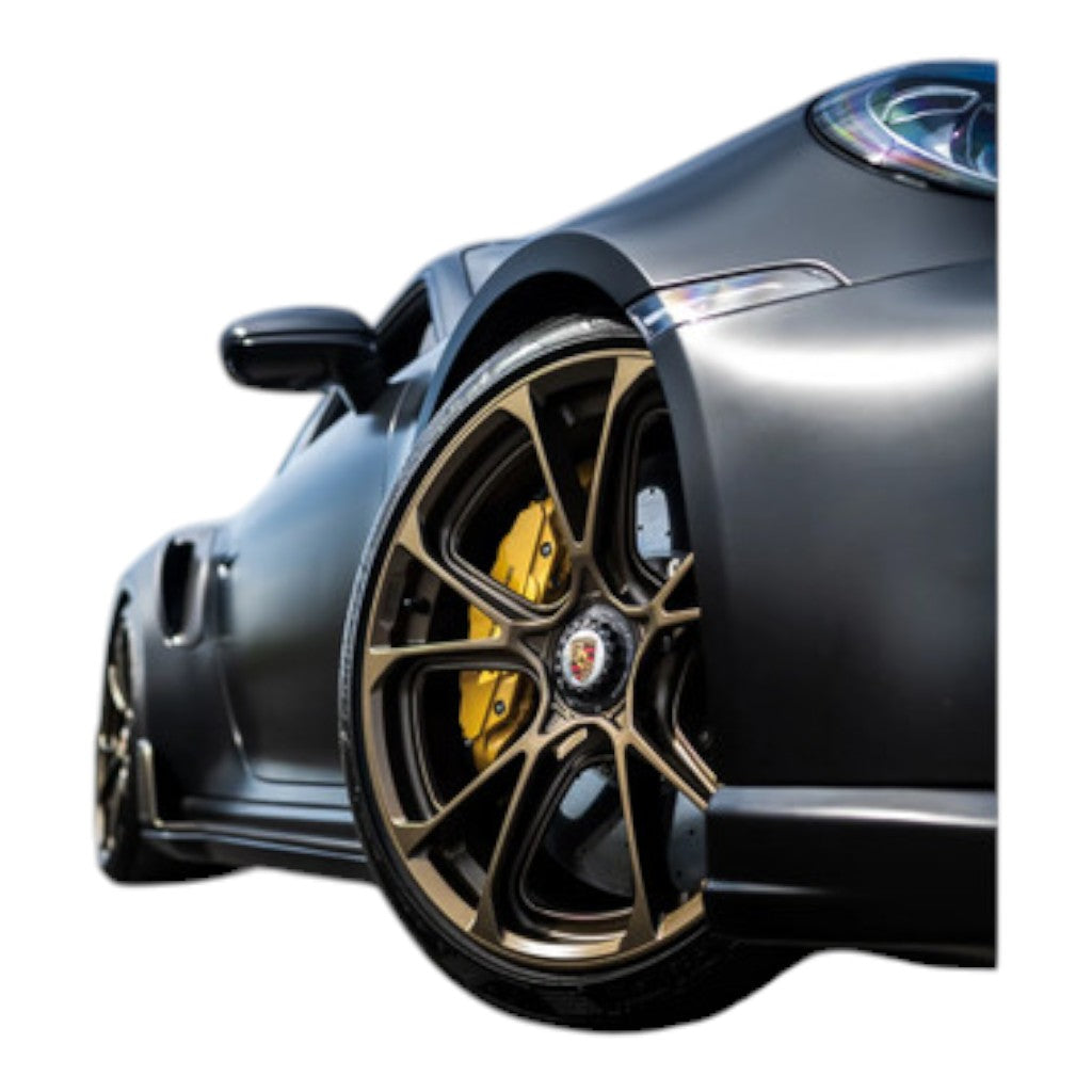 TECHART +92.2F6.200.200M V02: Forged Wheel Formula VI Race Aeroring RA 21, Carbon Matte Photo-6 