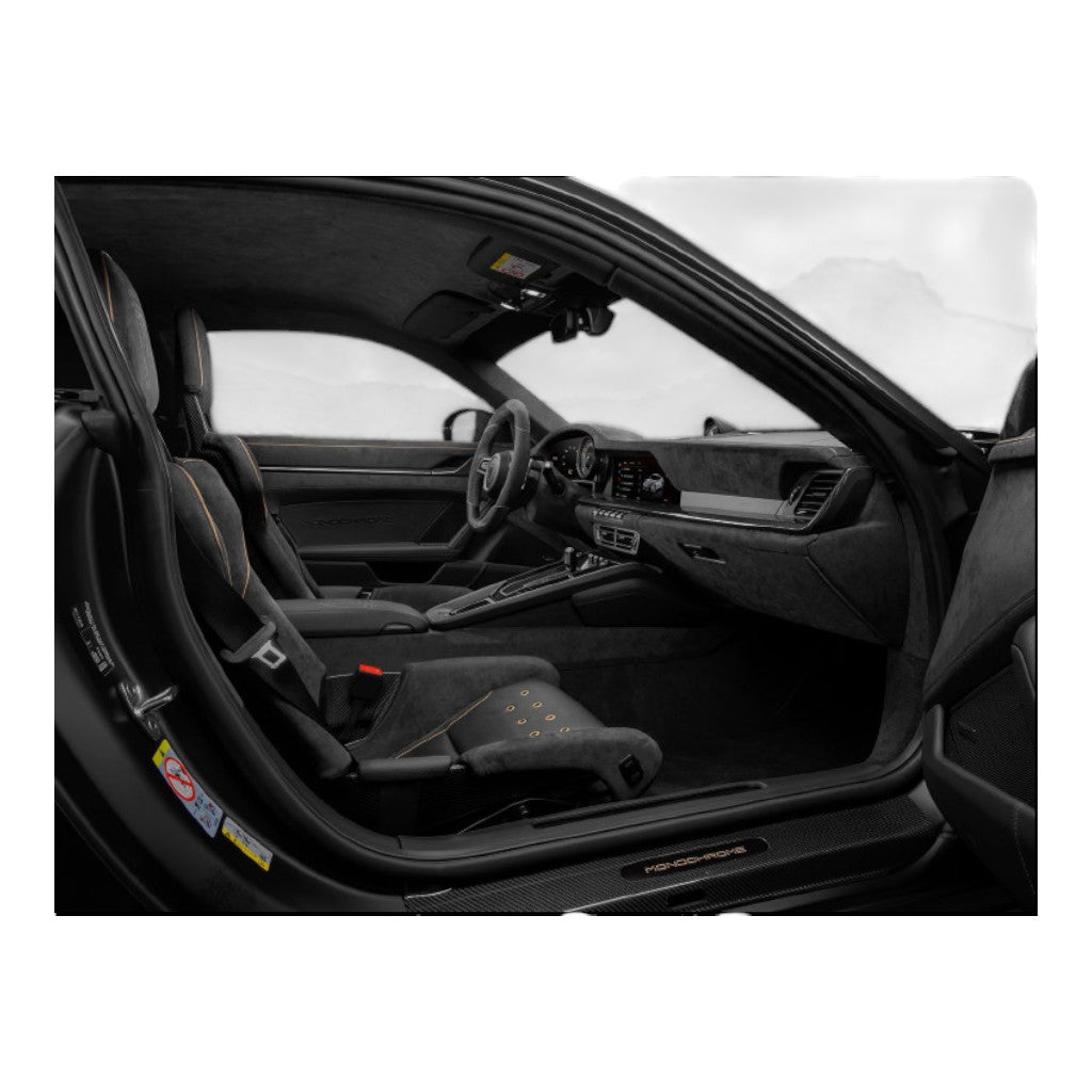 TECHART +92.421.020.010G V09: Carbon Package Interior Monochrome Turbo S, Carbon Glossy for PORSCHE 911 Gtstreet R Monochrome Turbo S (992.1) Photo-1 