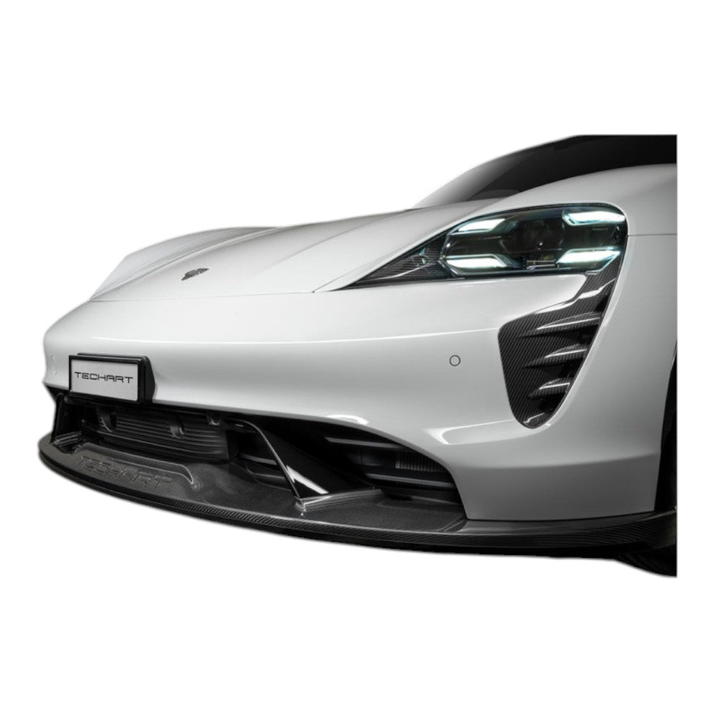 TECHART +9J.100.100.050 V03: Conversion Kit Front Spoiler for PORSCHE Taycan 4S/Turbo/Turbo S/CrossTurismo/SportTurismo (9J1) Photo-7 