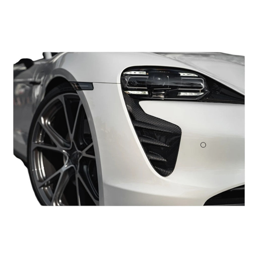 TECHART +9J.121.171.003 V01: in Visible Carbon, Matte for PORSCHE Taycan (9J1.1) Photo-6 