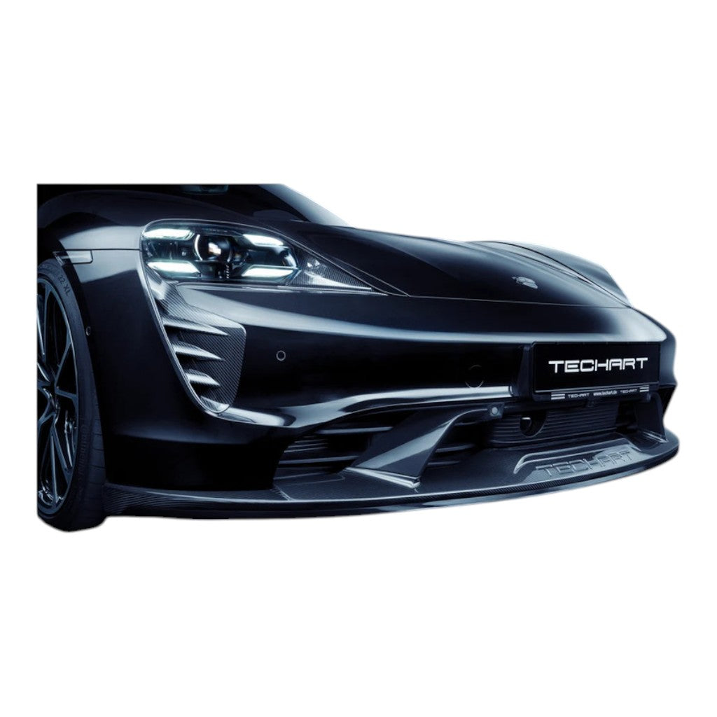 TECHART +9J.121.171.002 V01: in Visible Carbon, Glossy for PORSCHE Taycan (9J1.1) Photo-3 