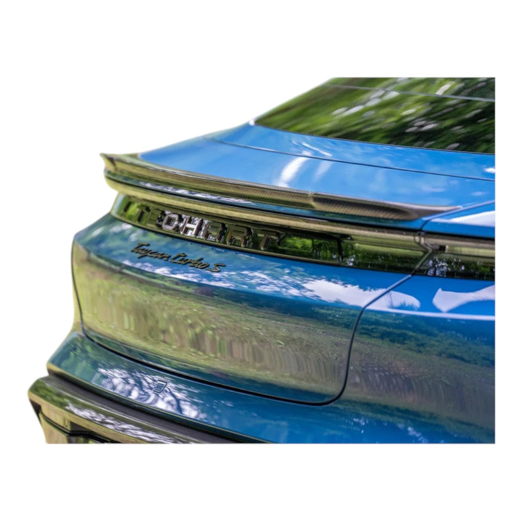 TECHART +9J.121.800.002 V01: Rear Spoiler I in Visible Carbon, Glossy for PORSCHE Taycan 4S/GTS/Turbo/Turbo S (9J1) Photo-7 