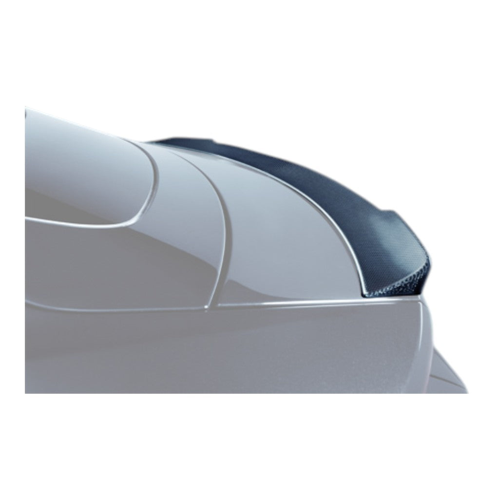TECHART +9J.121.800.003 V01: Rear Spoiler I in Visible Carbon, Matte for PORSCHE Taycan 4S/GTS/Turbo/Turbo S (9J1) Photo-1 