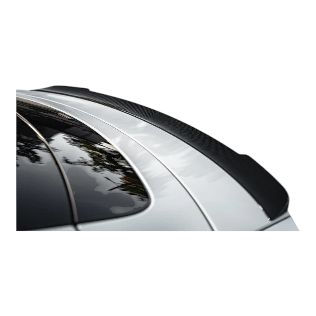 TECHART +9J.121.800.003 V01: Rear Spoiler I in Visible Carbon, Matte for PORSCHE Taycan 4S/GTS/Turbo/Turbo S (9J1) Photo-6 