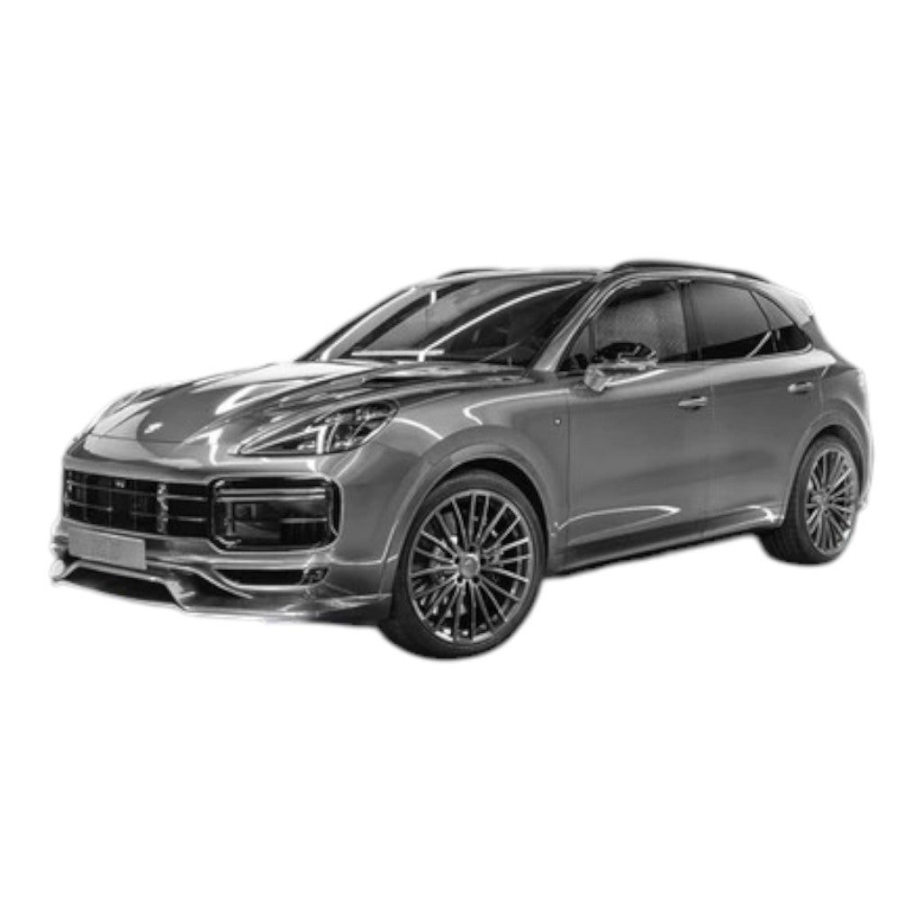 TECHART +9Y.121.001.000M-01 V01: Aero Engine Hood, Carbon, Matte for PORSCHE Cayenne (E3.1) (Not Turbo E-Hybrid) Photo-10 