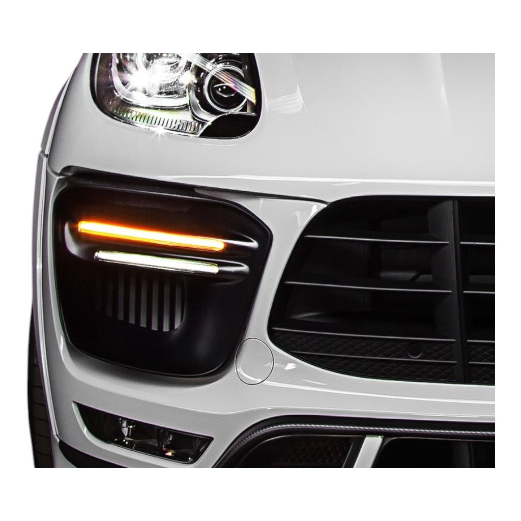 TECHART B95.100.186.009 Front Apron Airblades for PORSCHE Macan Turbo (95B.1) Photo-0 
