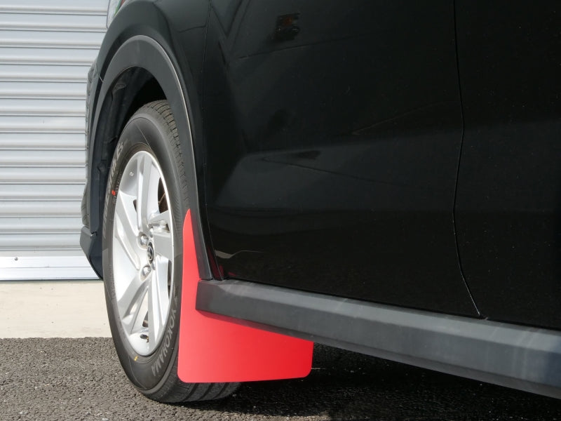 CUSCO 1C5 851 FR Mud Flaps Front (red) for TOYOTA RAIZE (A200A) 2019- Photo-1 