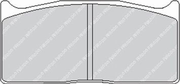 FERODO FRP308W Front Brake Pads DS1.11 for MITSUBISHI EVO IX / X Gr.N Photo-0 