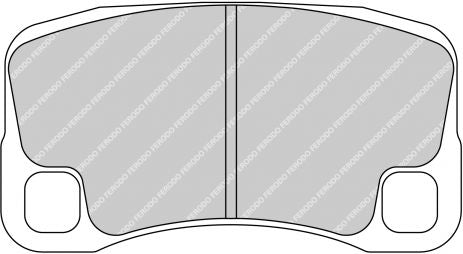 FERODO FRP3095W Rear Brake Pads DS1.11 for PORSCHE 911 GT3 / GT2 / Turbo (997) Photo-0 