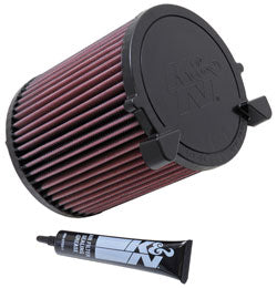 K&N E-2014 Replacement Air Filter AUDI A3,1.6L-L4, 2003 Photo-0 