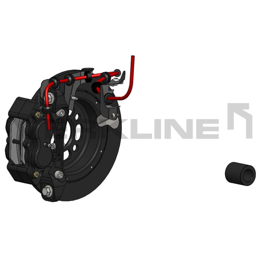 VERKLINE BKA-580 Carbon Brake Kit for 15 Inch Wheels for AUDI R8 / LAMBORGHINI Huracan Photo-4 