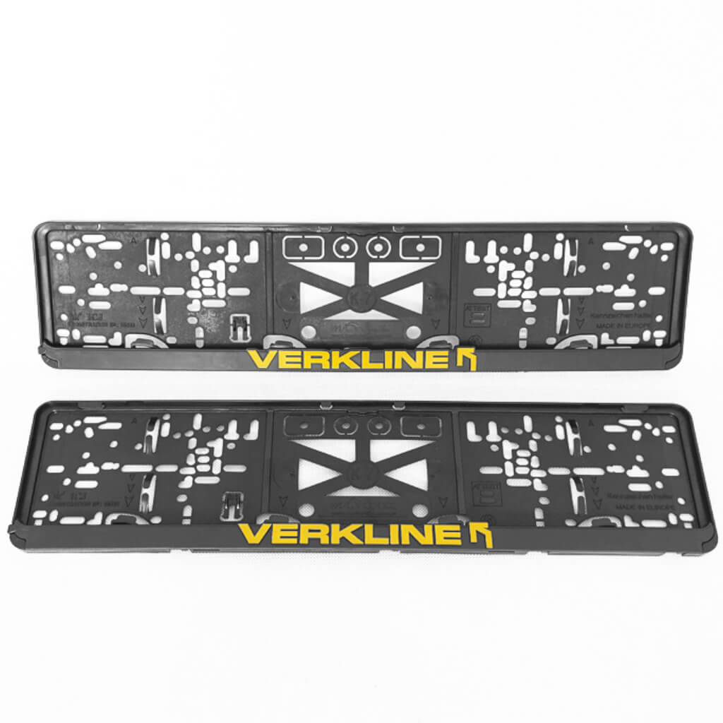 VERKLINE DUP-099 Licence Plate Frames Kit (2 pcs) Photo-0 