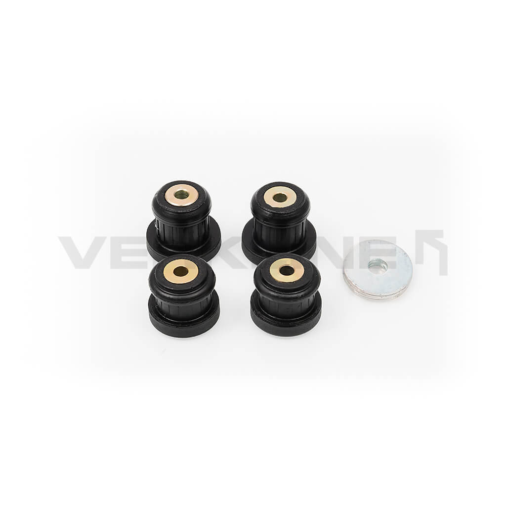 VERKLINE POW-018-85 Polyurethane Subframe M10 Bushings Kit (Track Hardness), Black, for AUDI S2 (B4) Photo-2 